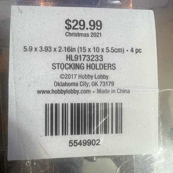 STOCKING HOLDERS SET - Picture 5 of 6